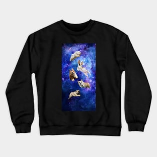 Dogs in Space!!! Crewneck Sweatshirt